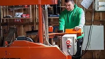LT15 Sparks Family Sawmilling Business in Ukraine